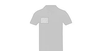 Polo à manches courtes pour homme coton Morgan - Marquage poitrine gauche