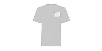 T-Shirt à manches courtes pour enfant coton Iconic - Marquage poitrine droite