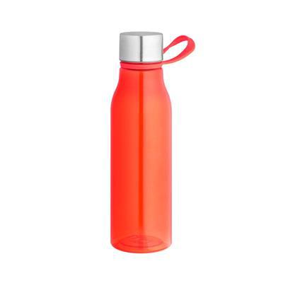 OBG.PUB - Gourde de 590 ml en PET avec petite sangle Sen Rouge Gourde de 590 ml en PET avec petite sangle Sen Rouge