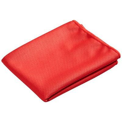 Serviette dans une pochette maille filet Startseit Rouge
