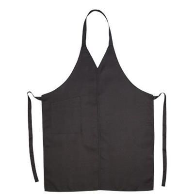 OBG.PUB - Tablier large avec col V en coton Varong Gris Tablier large avec col V en coton Varong Gris