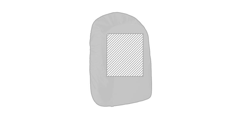 OBG.PUB - Étui Sac à Dos imperméable Polyester 190T Tresty - Marquage Recto Étui Sac à Dos imperméable Polyester 190T Tresty - Marquage Recto