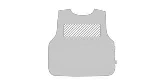 Gilet de sécurité velcro enfants 3-6 ans Odilo - Marquage Verso