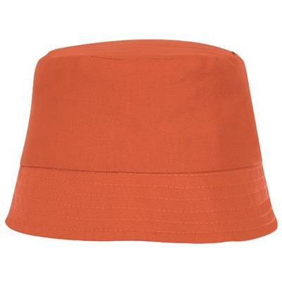 OBG.PUB - Bob pour enfant en 100 % coton 175 g/m2 Solaros Orange Bob pour enfant en 100 % coton 175 g/m2 Solaros Orange