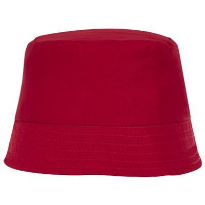 OBG.PUB - Bob pour enfant en 100 % coton 175 g/m2 Solaros Rouge Bob pour enfant en 100 % coton 175 g/m2 Solaros Rouge