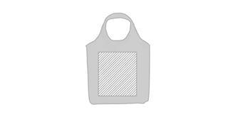 Sac shopping en coton avec anses cousues Welcrip - Marquage Verso