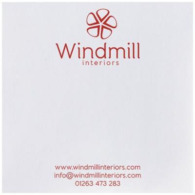 Bloc mémo cube papier avec feuille détachable Kubo Blanc