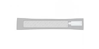 Stylo multifonction au design simple Mercure - Pochette velours avec logo