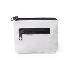 Porte monnaie bicolore en coton 100% Rultexis