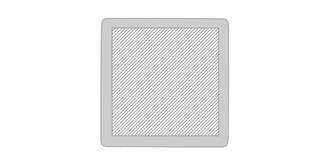 Puzzle de 9 pièces forme carré en bois Sutros - Marquage Recto