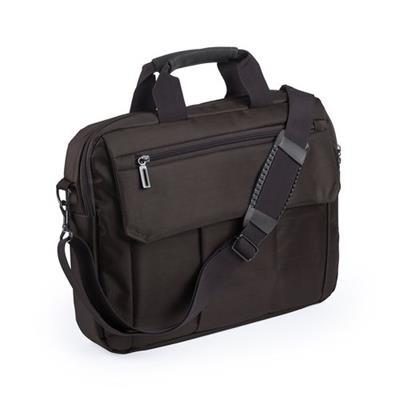 Malette porte-document en matière nylon Faymont Marron