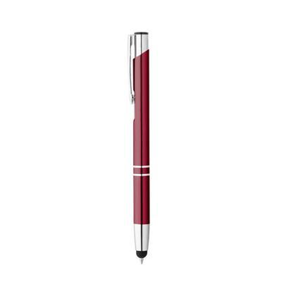 OBG.PUB - Stylo multifonction avec clip en métal Iron Rouge Stylo multifonction avec clip en métal Iron Rouge