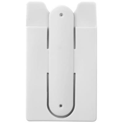 Écouteurs et porte-carte en silicone Wirdy Blanc