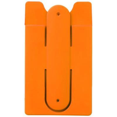 Écouteurs et porte-carte en silicone Wirdy Orange