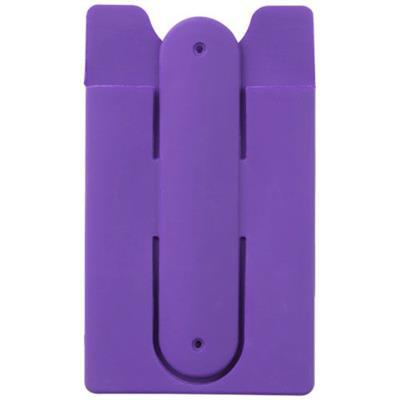 Écouteurs et porte-carte en silicone Wirdy Violet