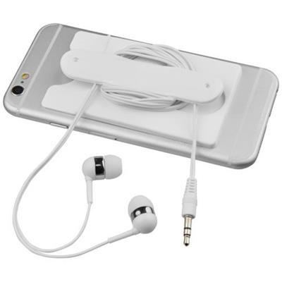 Écouteurs et porte-carte en silicone Wirdy