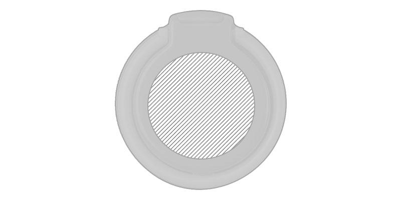 OBG.PUB - Support de téléphone en bague Loopy - Marquage Recto Support de téléphone en bague Loopy - Marquage Recto