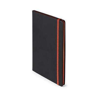 Carnet A5 avec couverture en similicuir Daucus Orange