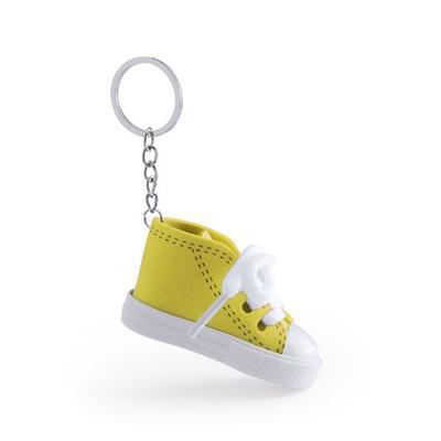 Porte-clés en forme de chaussure en EVA/PVC Bomber Jaune