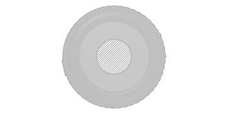 Ensemble d'outils en forme de pneu en ABS Rages - Marquage Recto