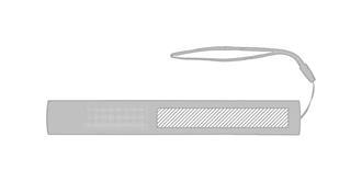 Torche magnétique 28 LED en matière ABS Lutis - Marquage Recto