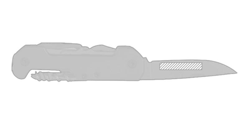 OBG.PUB - Couteau de poche 13-en-1 en aluminium Haiduky - Impression sur lame Couteau de poche 13-en-1 en aluminium Haiduky - Impression sur lame
