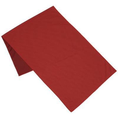 Serviette fitness en matière polyester Alphis Rouge