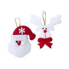 Set ornement Noël en polyester soupleTinos