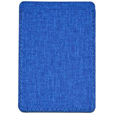 Portefeuille pour téléphone RFID en tissu Premis Bleu