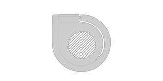 Support de téléphone avec anneau en métal Cell - Marquage Recto