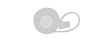 Port USB avec 4 ports en plastique ABS Brunon - Marquage Recto