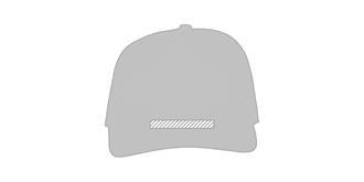 Casquette coloré avec 5 panneaux en coton Hodis - A l'avant