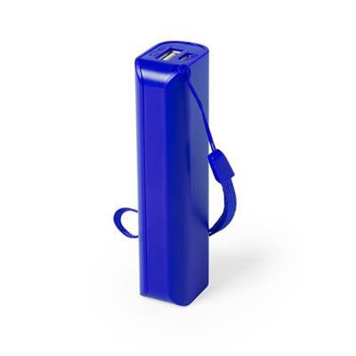 OBG.PUB - Power-bank 1 200 mAh robuste en plastique Boltek Bleu Power-bank 1 200 mAh robuste en plastique Boltek Bleu