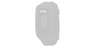 Montre numerique avec manche en silicone Drago - A l'avant