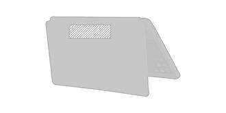 Support clavier bluetooth en simili cuir Tryell - Marquage Recto