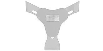 Support de smartphone XXL en plastique Lietis - Marquage Recto