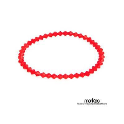 Bracelet Ajustable en plastique recyclé Cotlas Rouge