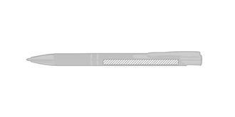 Stylo à Bille avec poussoir et design élégant Crom - Marquage Verso