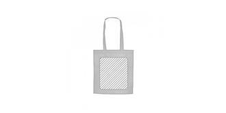 Sac shopping poignées longues Braga - Marquage Recto