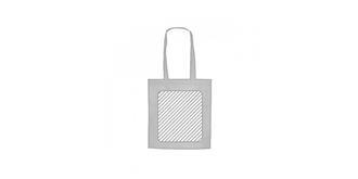 Sac shopping poignées longues Braga - Marquage Verso