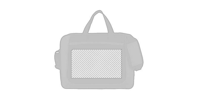 OBG.PUB - Porte-documents de grande taille en 600D Dolphis - Marquage Recto Porte-documents de grande taille en 600D Dolphis - Marquage Recto