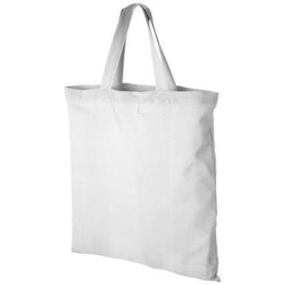 OBG.PUB - Sac shopping en coton léger 100 gr/m² Vandza Blanc Sac shopping en coton léger 100 gr/m² Vandza Blanc