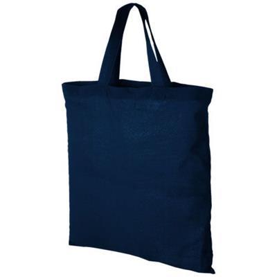 OBG.PUB - Sac shopping en coton léger 100 gr/m² Vandza Bleu marine Sac shopping en coton léger 100 gr/m² Vandza Bleu marine