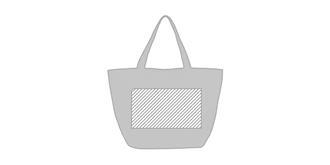 Sac de courses réutilisable plastique PP Marville - Marquage Verso