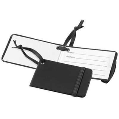 Etiquette d'identification bagage en papier Tripzy Noir