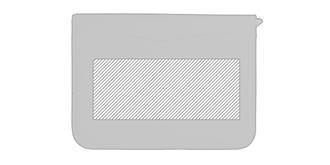 Conférencier de format A4 à fermeture zippé Ebtis - Marquage Recto