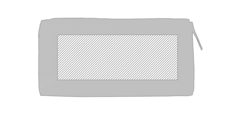 OBG.PUB - Trousse de rangement en polyester 300D Pass - Marquage Recto Trousse de rangement en polyester 300D Pass - Marquage Recto