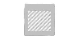 Poignet éponge en coton avec zipper Bistus - Marquage Verso