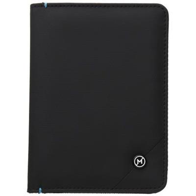 Portefeuille de voyage RFID en polyester Odisson Noir