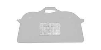 Sac de voyages extra large en polyester Courvis - Marquage Recto